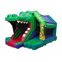 Croco Front Slide Hüpfburg Croco Front Slide Hüpfburg