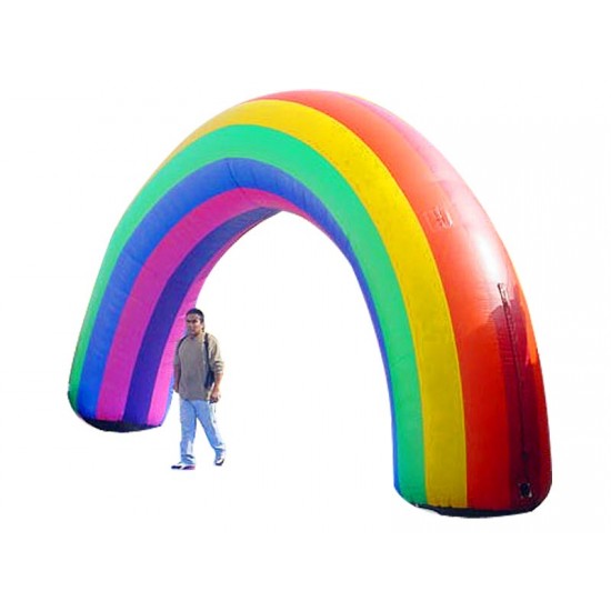 Aufblasbarer Regenbogenbogen Aufblasbarer Regenbogenbogen