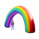 Aufblasbarer Regenbogenbogen Aufblasbarer Regenbogenbogen