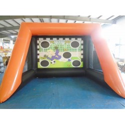 Fußballtor Mit Torwand