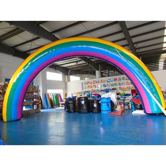 Aufblasbarer Regenbogenbogen Aufblasbarer Regenbogenbogen