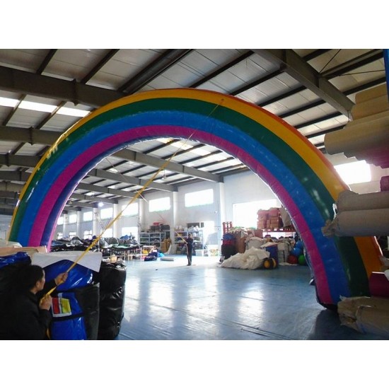 Aufblasbarer Regenbogenbogen Aufblasbarer Regenbogenbogen